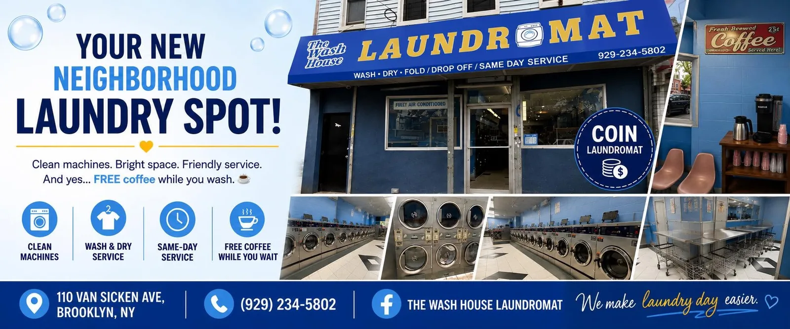 The Wash House promotional graphic